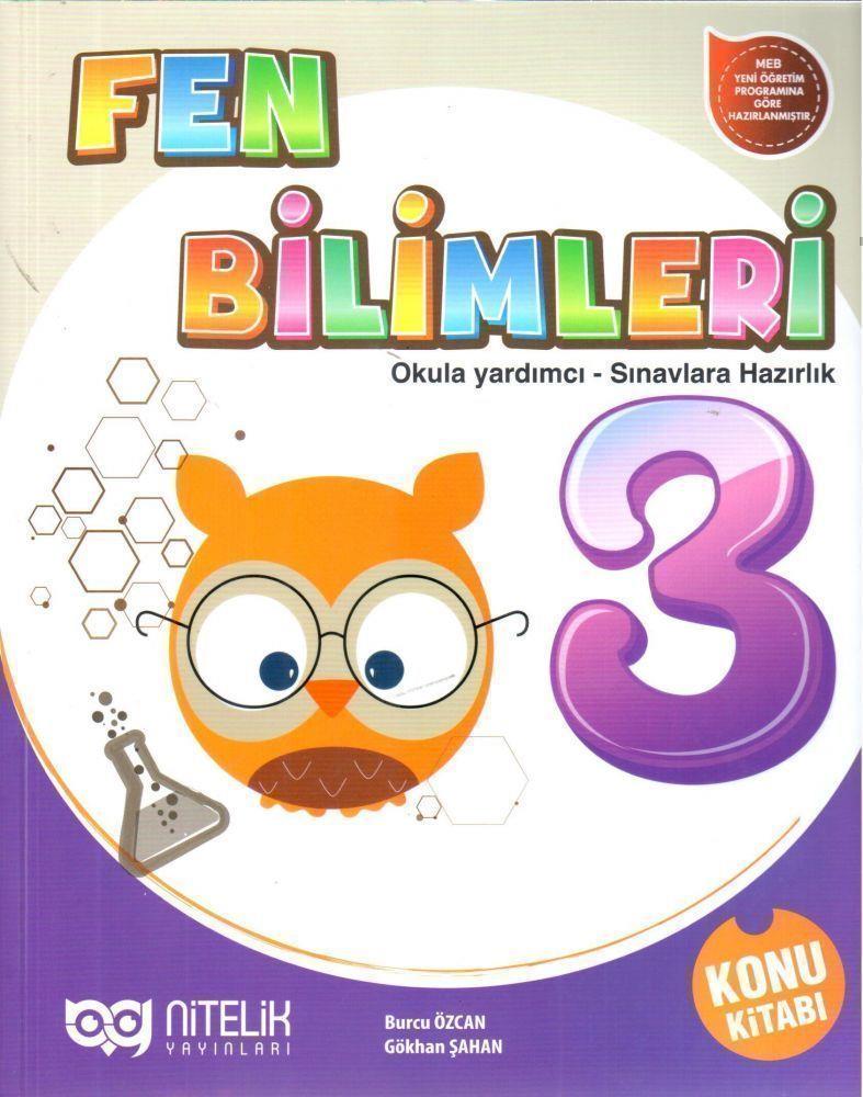Nitelik Yayınları 3. Sınıf Fen Bilimleri Konu Kitabı