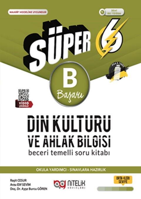 Nitelik Yayınları 6. Sınıf Din Kültürü ve Ahlak Bilgisi B Beceri Temelli Soru Kitabı