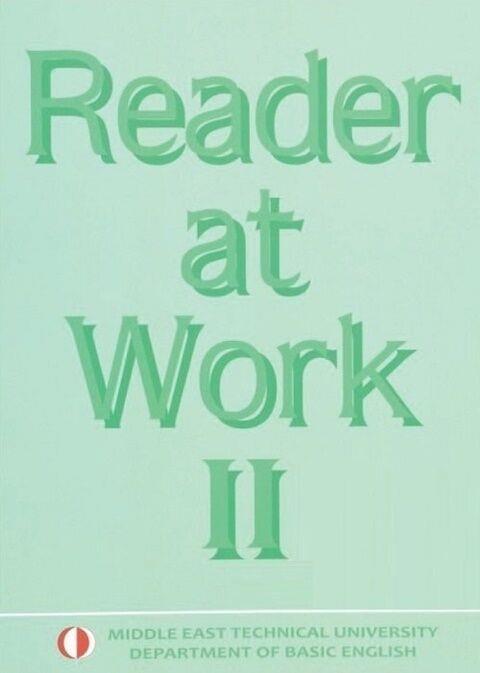 Odtü Yayınları Reader at Work-2