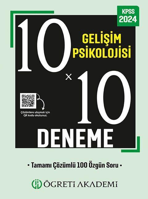 Öğreti Akademi 2024 KPSS Eğitim Bilimleri Gelişim Psikolojisi 10 x 10 Deneme