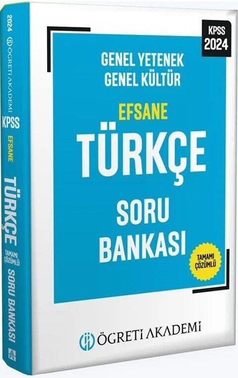 Öğreti Akademi 2024 KPSS Türkçe Efsane Soru Bankası