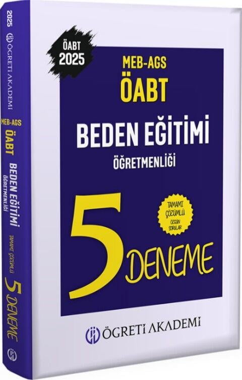 Öğreti Akademi 2025 MEB AGS ÖABT Beden Eğitimi Öğretmenliği Tamamı Çözümlü 5 Deneme