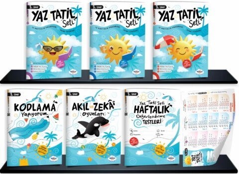 Öğretmen Evde 3. Sınıf Yaz Tatil Kitabı Seti