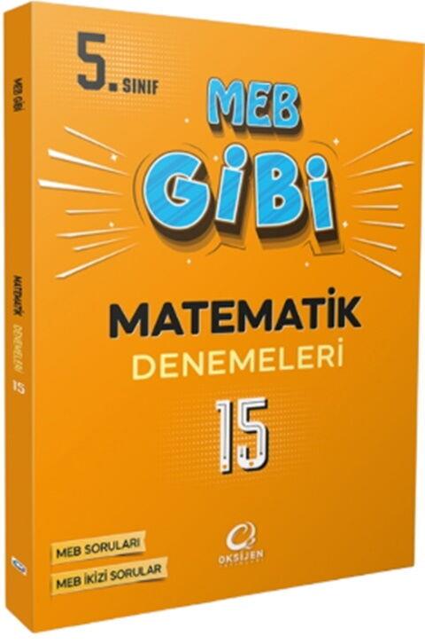 Oksijen Yayınları 5. Sınıf Matematik MEB Gibi Branş Denemeleri