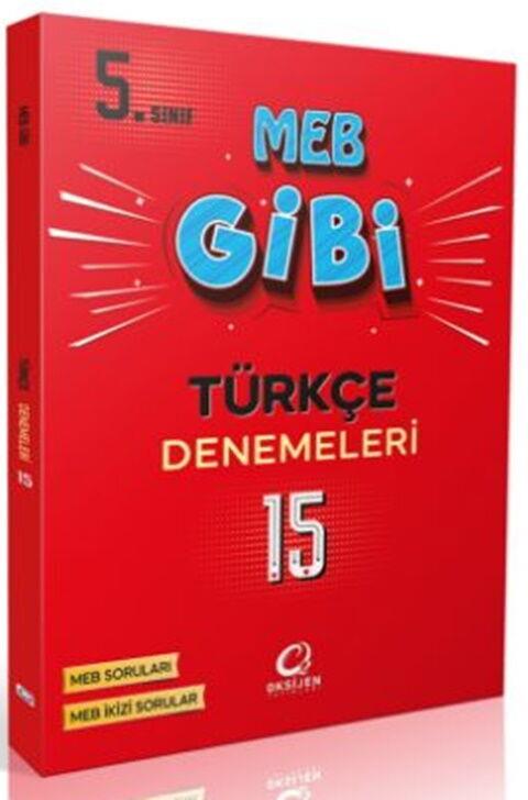 Oksijen Yayınları 5. Sınıf Türkçe MEB Gibi Branş Denemeleri