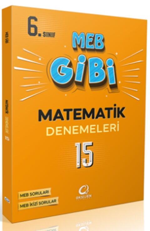 Oksijen Yayınları 6. Sınıf Matematik MEB Gibi Branş Denemeleri