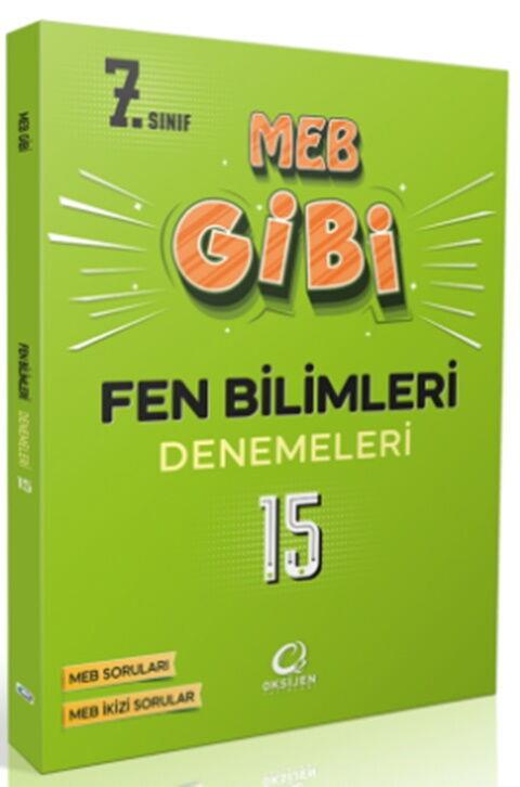Oksijen Yayınları 7. Sınıf Fen Bilimleri MEB Gibi Branş Denemeleri