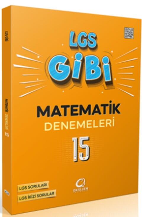 Oksijen Yayınları 8. Sınıf Matematik LGS Gibi Branş Denemeleri