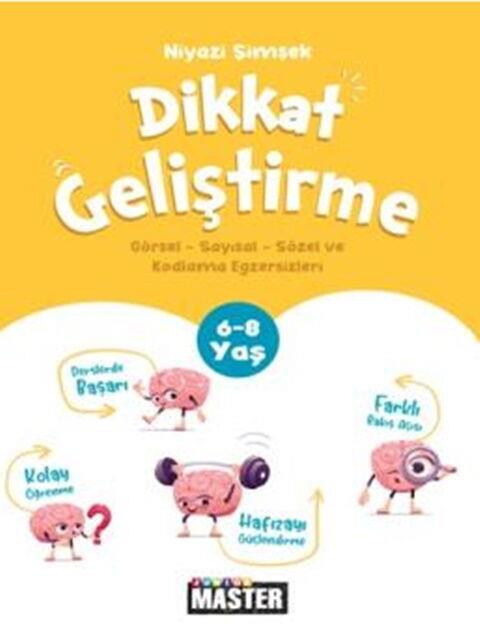 Okyanus Yayınları 6 - 8 Yaş Junior Master Dikkat Geliştirme Egzersizleri