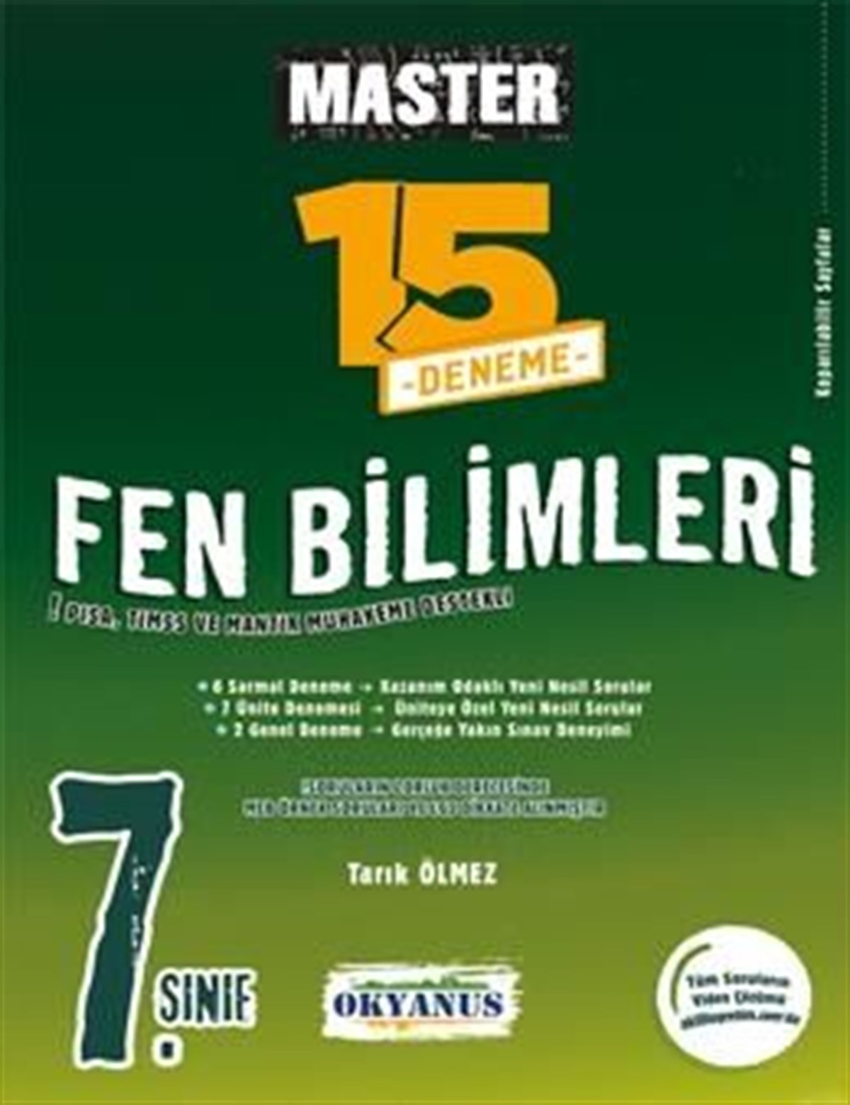Okyanus Yayınları 7. Sınıf Master 15 Fen Bilimleri Denemesi