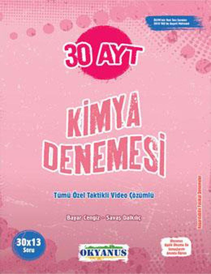 Okyanus Yayınları AYT Kimya 30 Denemesi