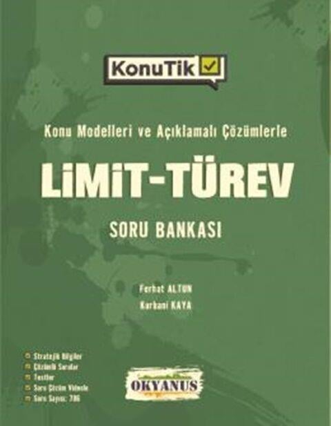 Okyanus Yayınları AYT KonuTik Limit Türev Soru Bankası