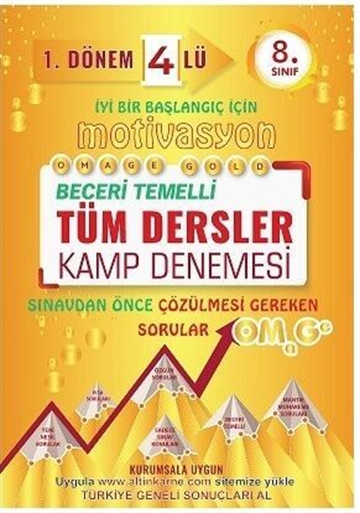 Omage Yayınları 8. Sınıf Omage Motivasyon Tüm Dersler 4 Lü Kamp Denemesi 1. Dönem