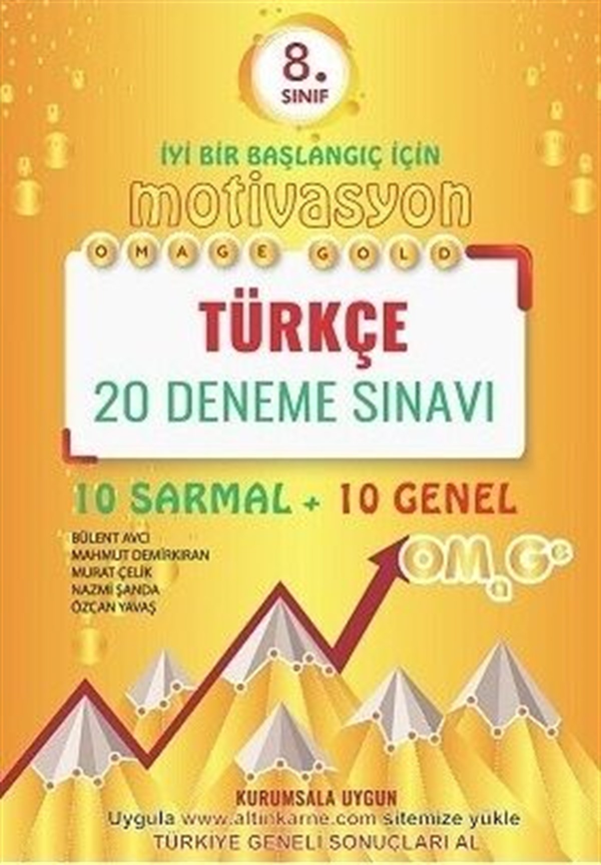 Omage Yayınları 8. Sınıf Türkçe Gold 20 Deneme