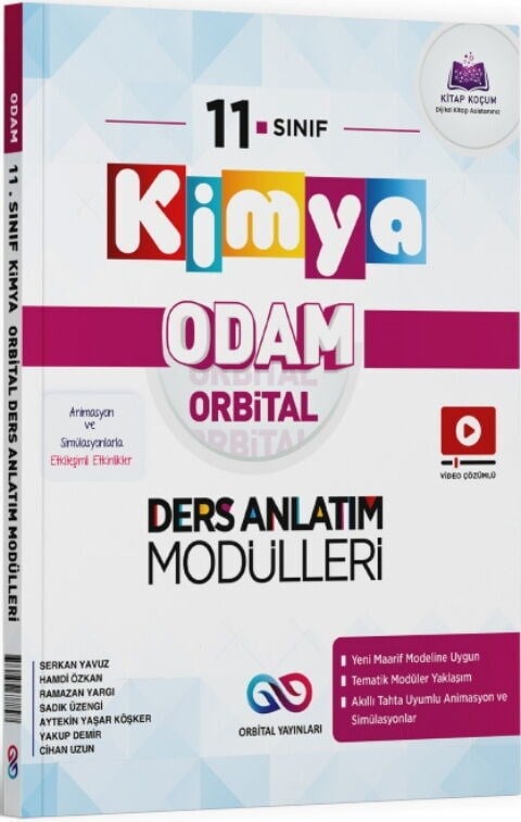 Orbital Yayınları 11. Sınıf Kimya Odam Orbital Ders Anlatım Modülleri