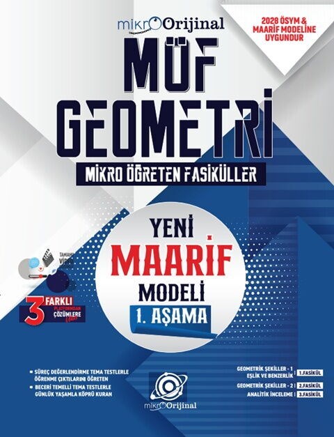 Orijinal Mikro TYT Geometri Maarif Model 1. Aşama Mikro Öğreten Fasiküller