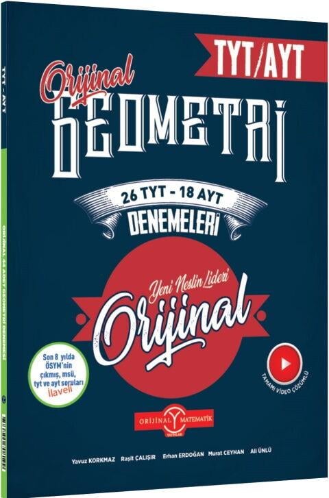 Orijinal Yayınları TYT AYT Geometri 26 TYT 18 AYT Deneme