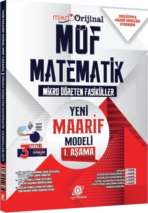 Orijinal Yayınları TYT Matematik MÖF Maarif Model 1. Aşama