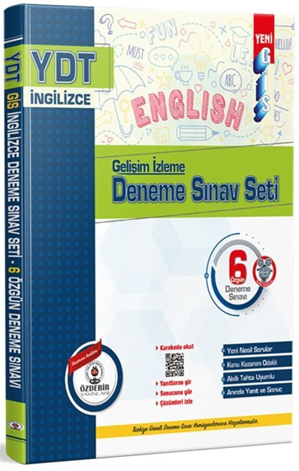 Özdebir Yayınları YDT İngilizce Gelişim İzleme 6 lı Deneme Sınavı