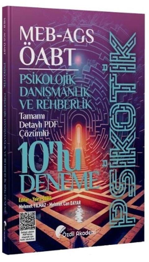 Özdil Akademi ÖABT MEB AGS Psikolojik Danışmanlık ve Rehberlik Psikotik 10 Deneme