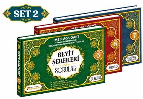 Özdil Akademi ÖABT MEB AGS Türkçe Türk Dili Edebiyatı Beyit Şerhleri Etkinlikler Konu Anlatımlı Soru Bankası Deneme Set-2