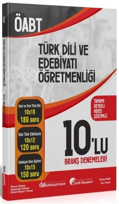 Özdil Akademi ÖABT Türk Dili ve Edebiyatı 10 Deneme