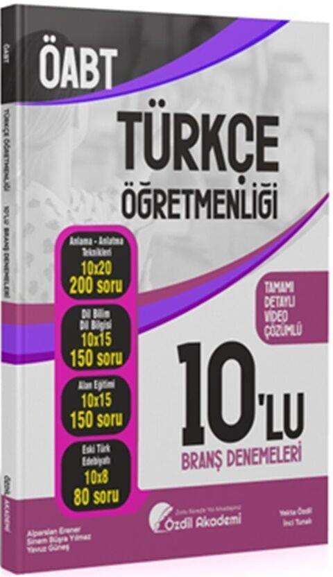 Özdil Akademi ÖABT Türkçe Öğretmenliği 10 Deneme