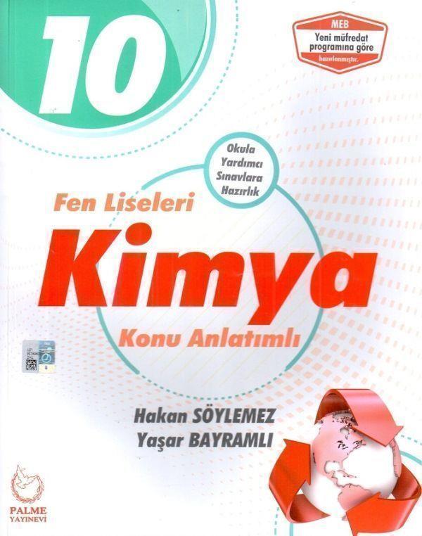 Palme Yayınları 10. Sınıf Fen Liseleri Kimya Konu Anlatımlı
