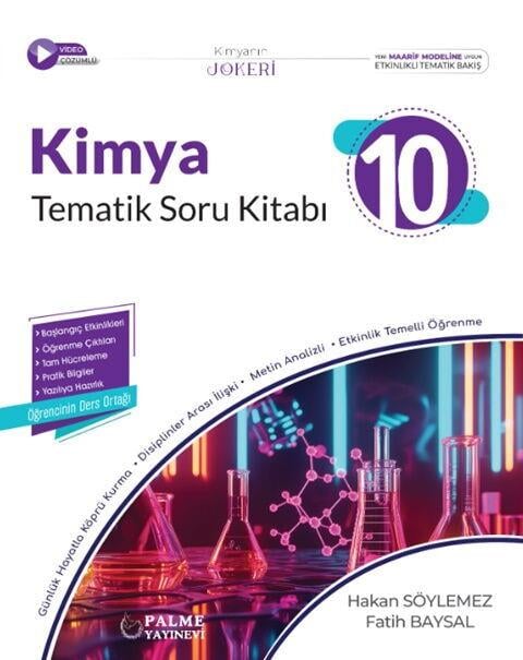 Palme Yayınları 10. Sınıf Kimya Tematik Soru Kitabı