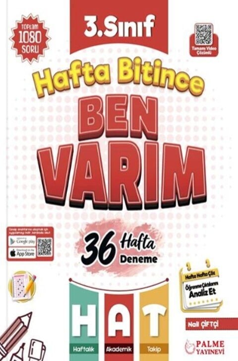 Palme Yayınları 3. Sınıf Hafta Bitince Ben Varım