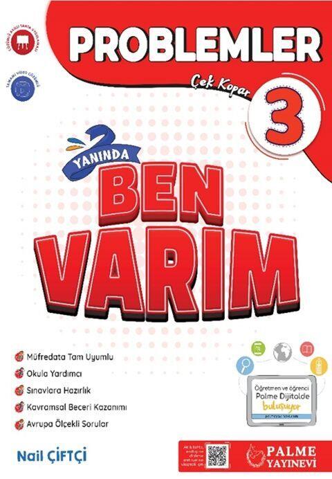 Palme Yayınları 3. Sınıf Problemler Yanında Ben Varım Soru Kitabı