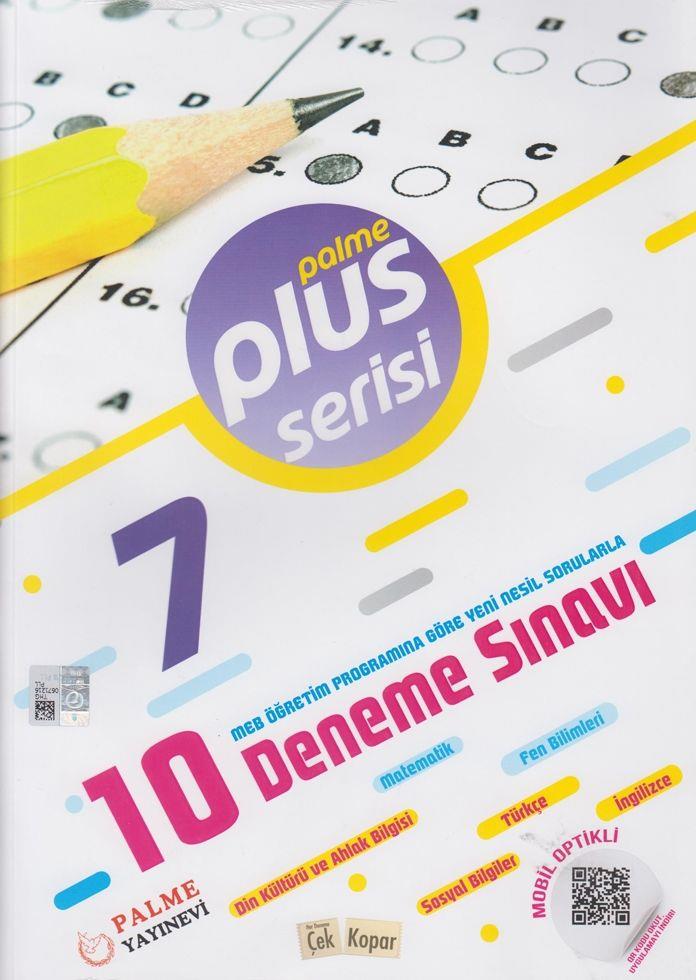 Palme Yayınları 7. Sınıf 10 Deneme Sınavı Plus Serisi