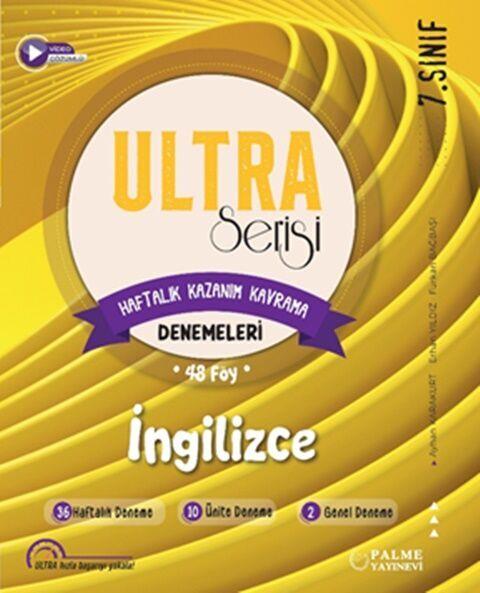 Palme Yayınları 7. Sınıf İngilizce Ultra Haftalık Kazanım Kavrama 48 Deneme