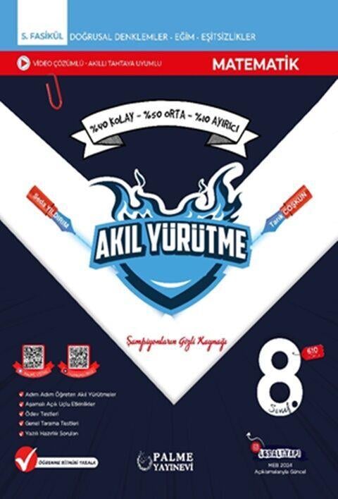 Palme Yayınları 8. Sınıf Matematik Akıl Yürütme Video Çözümlü