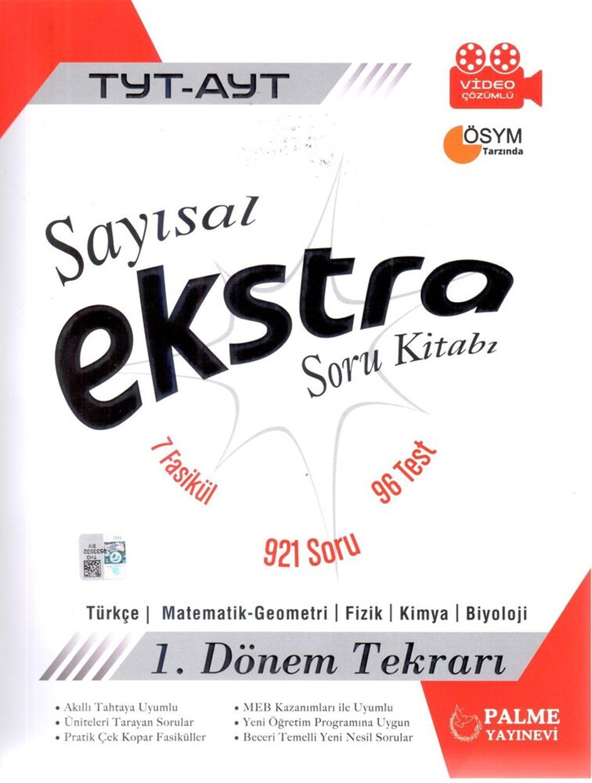 Palme Yayınları TYT AYT Sayısal Ekstra Soru Bankası