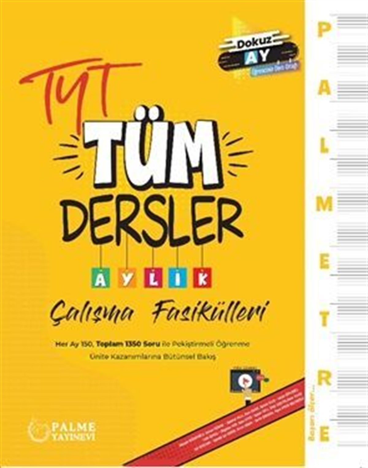 Palme Yayınları TYT Tüm Dersler Aylık Çalışma Fasikülleri