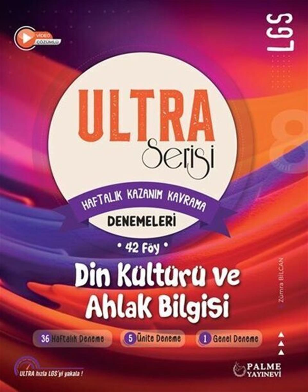 Palme Yayınları 8. Sınıf LGS Din Kültürü ve Ahlak Bilgisi Ultra Serisi Denemeleri