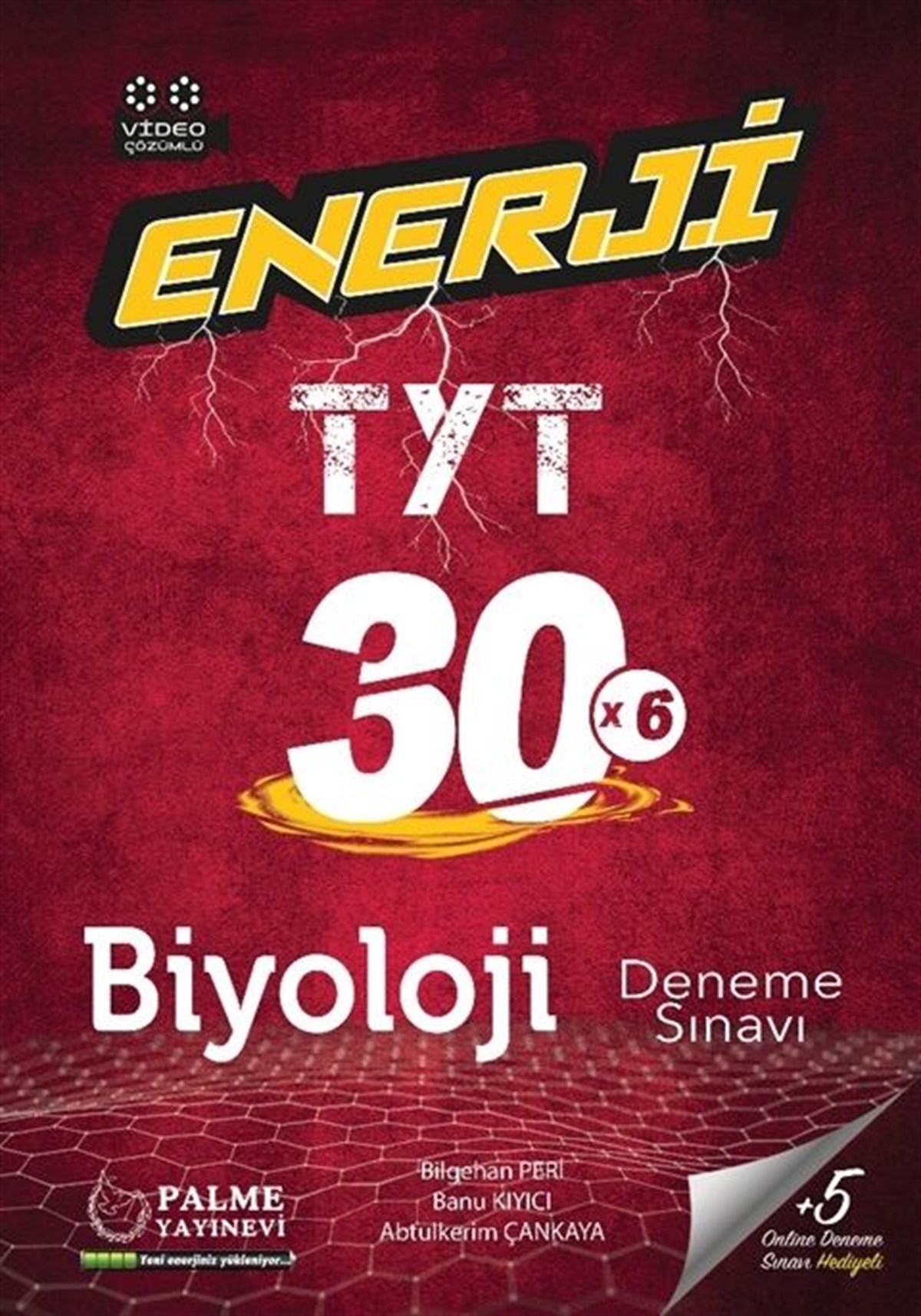 Palme Yayınları TYT Biyoloji Enerji 30 Deneme Sınavı
