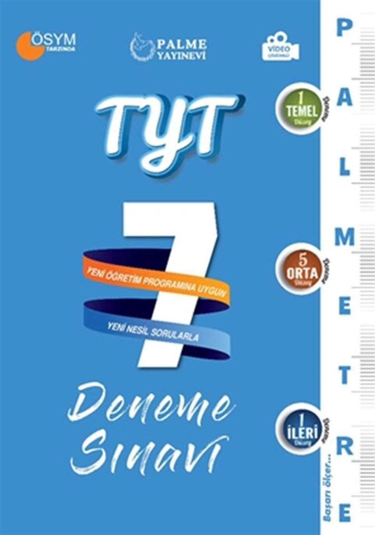 Palme Yayınları TYT Palmetre Serisi 7 Deneme Sınavı