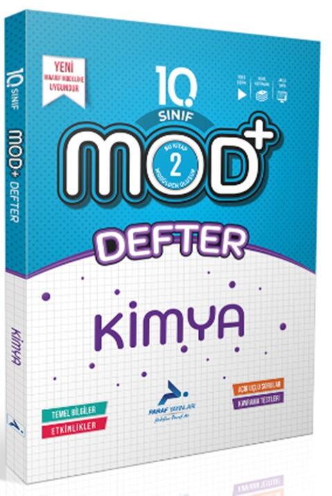 Paraf Yayınları 10. Sınıf Kimya MOD Defter