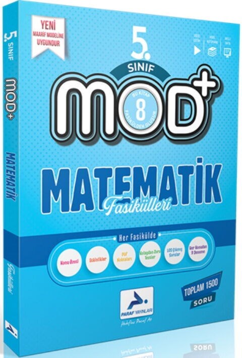Paraf Yayınları 5. Sınıf Matematik MOD Konu Anlatım Fasikülleri