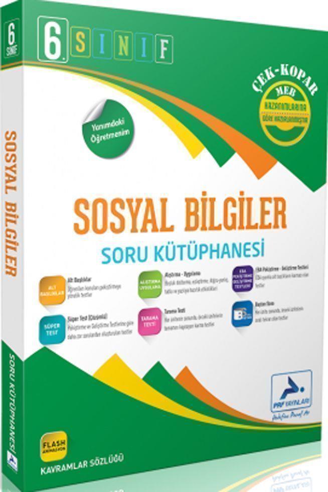 Paraf Yayınları 6. Sınıf Sosyal Bilgiler Soru Kütüphanesi