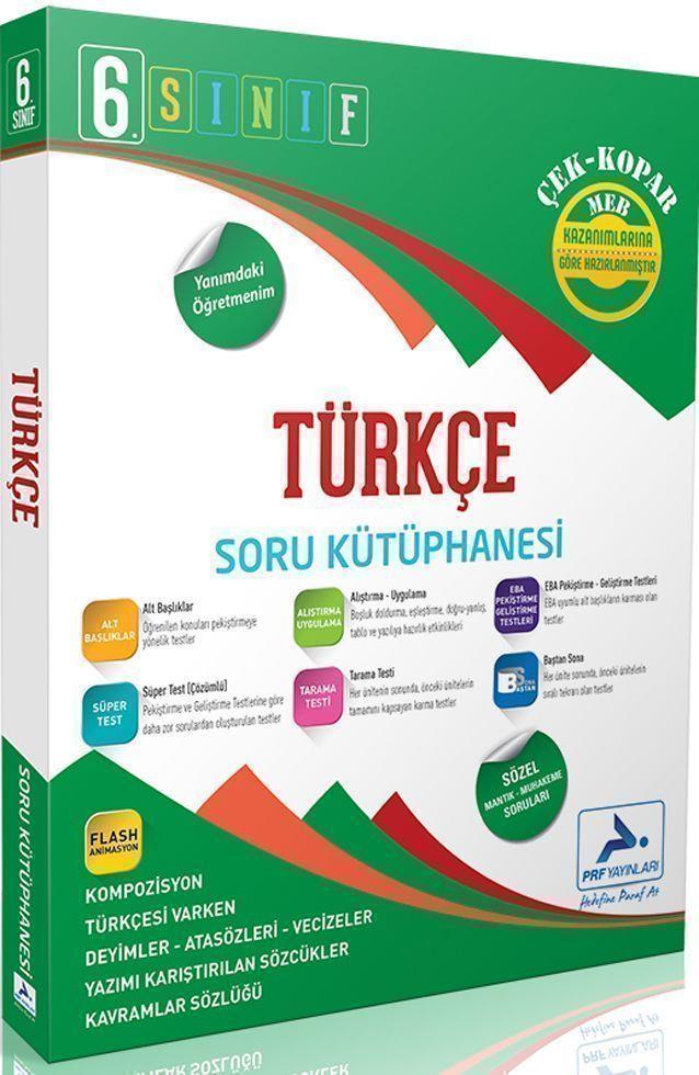 Paraf Yayınları 6. Sınıf Türkçe Soru Kütüphanesi