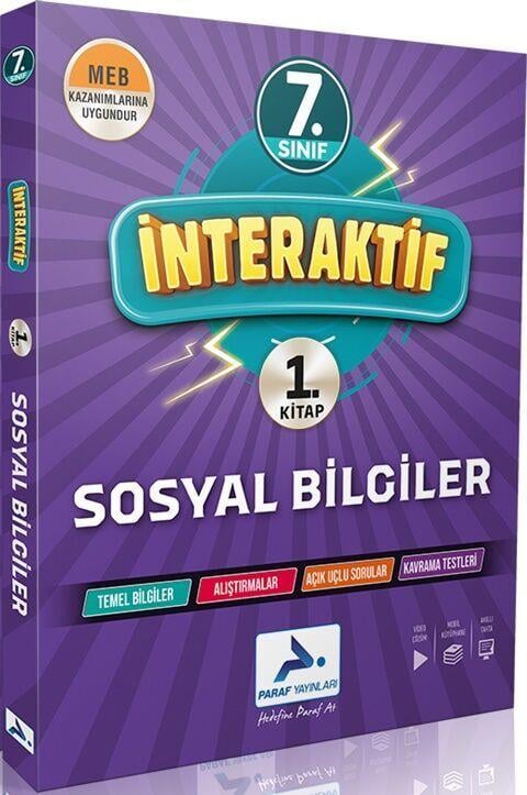 Paraf Yayınları 7. Sınıf İnteraktif Sosyal Bil. Soru Bankası