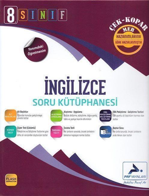 Paraf Yayınları 8. Sınıf İngilizce Soru Kütüphanesi