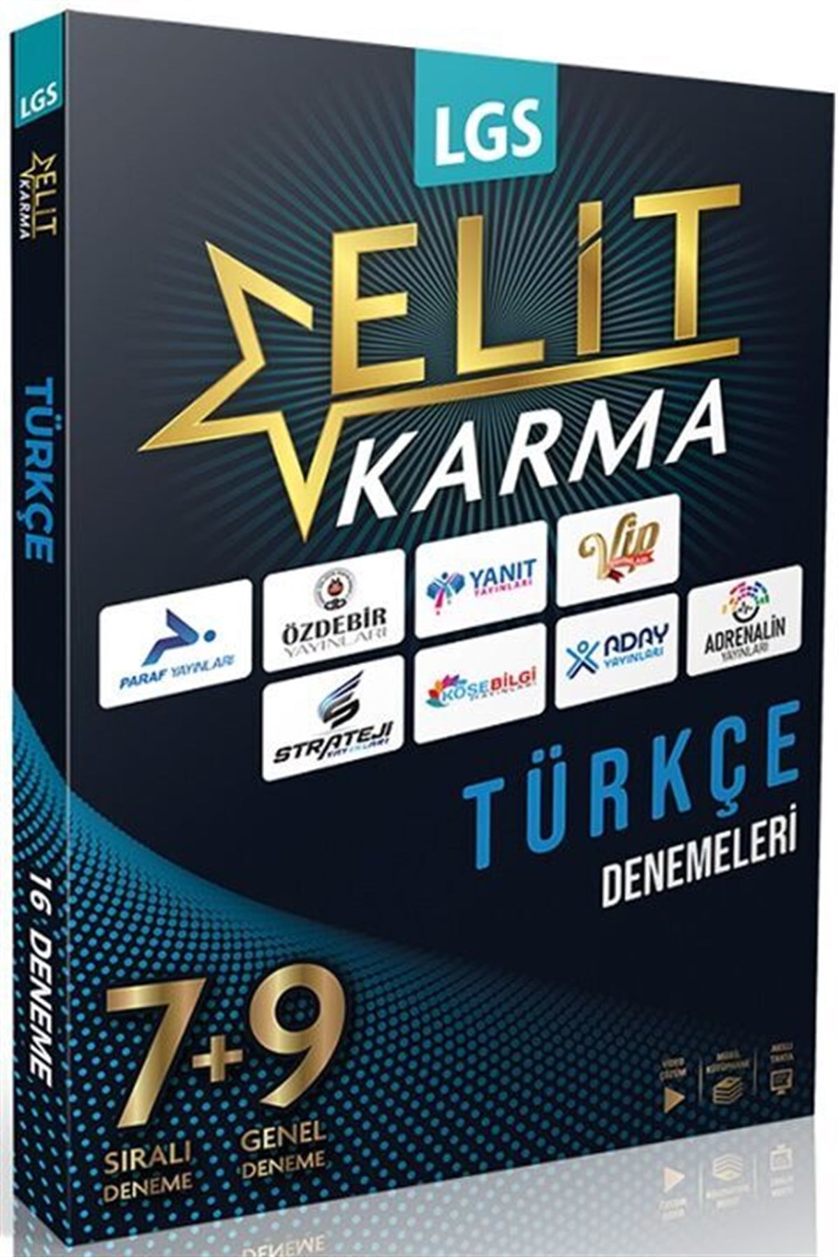 Paraf Yayınları 8. Sınıf LGS Türkçe Elit Karma 16 Deneme