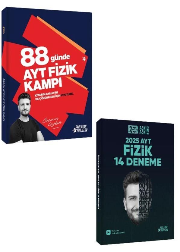 Paralayan Projeler Özcan Aykın AYT Fizik Erken Hazırlık Seti Kamp Kitabı ve Deneme İkilisi