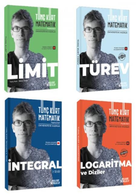 Parlayan Projeler 2025 AYT Tunç Kurt Limit Türev İntegral Logaritma 4 lü Set