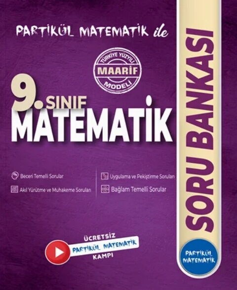 Partikül Yayınları 9. Sınıf Partikül Matematik Soru Bankası