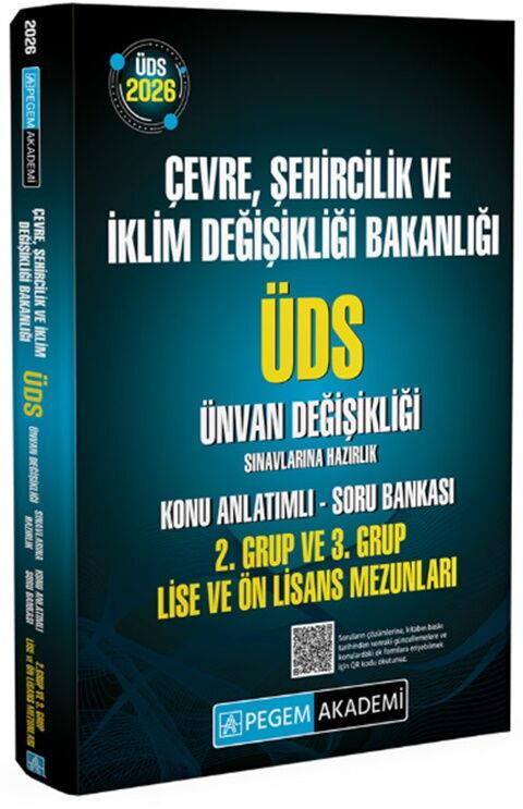 Pegem 2026 ÜDS Çevre Şehircilik ve İklim Değişikliği Bakanlığı Sınavlarına Hazırlık Konu Anlatımlı Soru Bankası 2. Grup